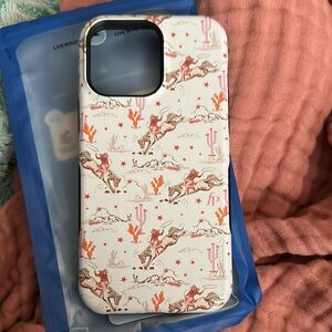 Phone Case with Cowboy Design 14 pro max